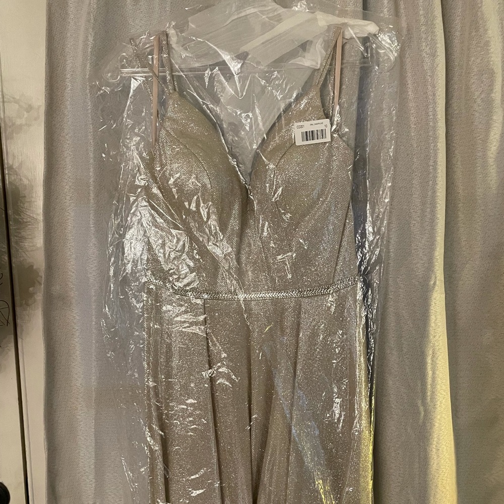 Cinderella silver a-line dress